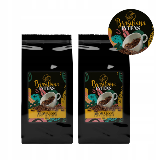 Zrnková káva -  Káva Beans Brasiliana sa delí 1KG + 1kg ZADARMO
