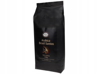 Zrnková káva -  Kávové zrná Brazília čerstvo pražená Arabica 1KG