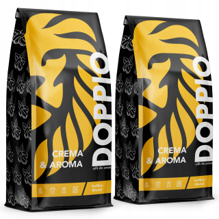 Zrnková káva -  Granner Coffee Crema & Aroma Doppio 2x1kg