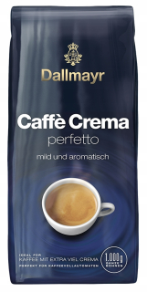 Zrnková káva -  Kávové zrná DALLMAYR CREMA PERFETTO 1kg
