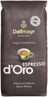 Zrnková káva -  Dallmayr Espresso D'Oro 1kg Grainy Coffee