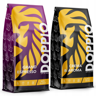Zrnková káva -  Káva Beans Doppio 2x1kg