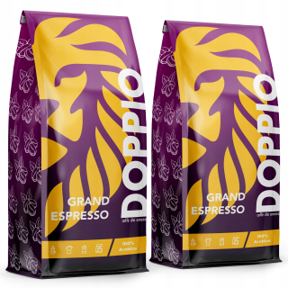 Zrnková káva -  Káva Beans Doppio Grand Espresso 2x1kg