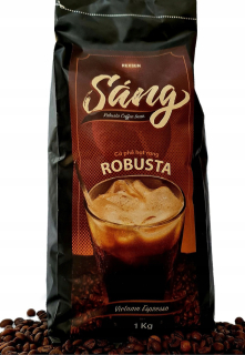 Zrnková káva - Aromatická vietnamská káva ROBUSTA 1 kg