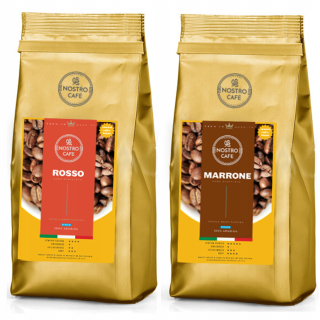 Zrnková káva - Rosso Grain Káva, Marrone 2KG - Čerstvo pečené