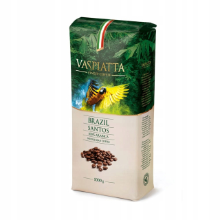 Zrnková káva - Káva Beans Vaspiatta Brazília Santos Arabica 1kg