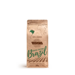 Zrnková káva -  Vaspiatta Prírodná Brazília Brazília 250 g Káva
