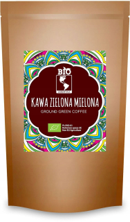 Zelená káva - Bio mletá zelená káva 250 g - Bio America