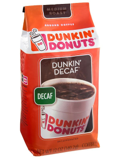 Káva bez kofeínu - Káva bez kofeínu Duncin Donuts Decaf 340g z USA