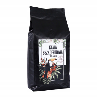 Káva bez kofeínu -  Káva bez kofeínu 100% Arabica 1 kg