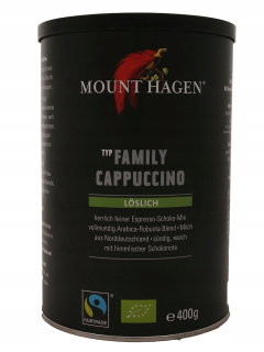Instantná káva -  Káva Cappuccino Family Fair Trade Bio - Mount Hadice