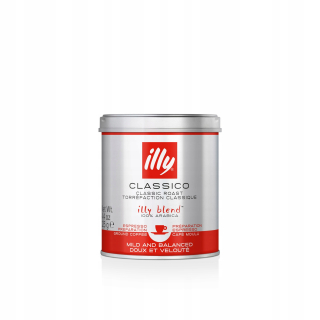 Káva mletá -  Mletá káva Illy CLASSICO, plechovka 125 g