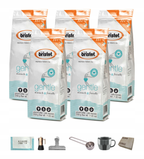 Káva mletá - Káva jemný pre žalúdok Gentle 1kg + kávovar