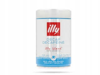 Káva bez kofeínu -  Mletá káva 250g espresso decffeinato illy