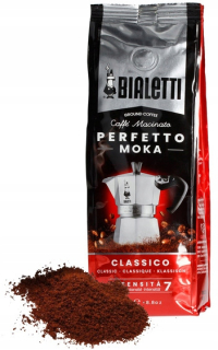 Káva mletá - Mleté kávy Bialetti perfetto Classic Pack 250g