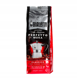 Káva mletá - Mleté kávy bialetti perfetto moka classico 250g