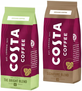Káva mletá - COST COSTA COFEFEE Jasná tmavá zmes 2x200g
