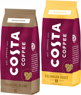Káva mletá - Mletá káva Costa Coffee Colom Dark Blend 2x200g