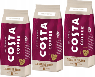 Káva mletá - Mletá káva Costa Coffee Signature Medium 3x 200g