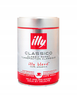 Káva mletá - Mletá káva Illy espresso Classico Arabica 250g