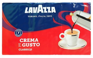 Káva mletá - Lavazza Crema E Gusto 3x Coffee 250g balíček