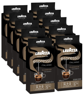 Káva mletá - Mletá káva Lavazza Espresso 10x250g
