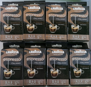 Káva mletá - Mletá káva lavazza espresso 8x250 g