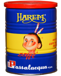 Káva mletá - Mletá káva PASSALACQUA HAREM 0,25 kg KAN