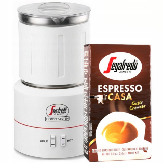 Káva mletá -  Mleté kávy segafredo espresso casa + foamér
