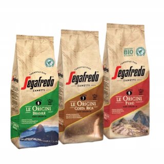 Káva mletá - Mleté kávy Segafredo Le Origini 3 x 200 g