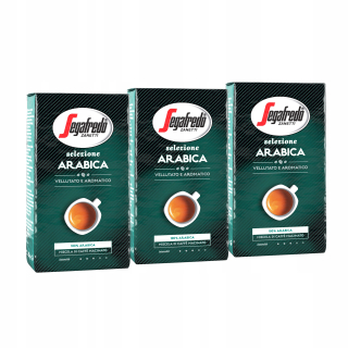 Káva mletá -  Mleté kávy segafredo selezione arabica 3 x 250g