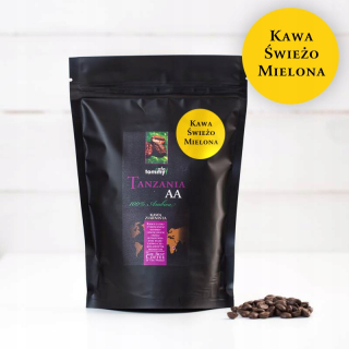 Káva mletá - Mletá káva Tanzánia AA plus 100% Arabica