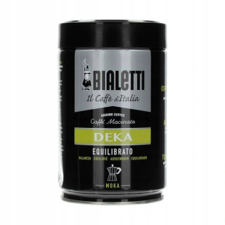 Káva bez kofeínu -  Mletá káva bez kofeínu BIALETTI DEKA 250g