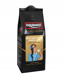 Káva bez kofeínu -  Mletá káva bez kofeínu OQUENDO MEXICO 250g