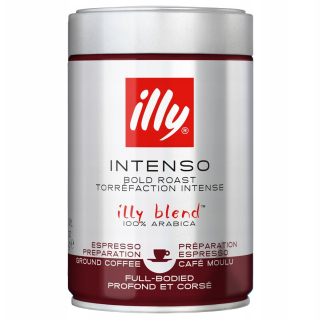 Káva mletá - Mletá káva Illy espresso Intenso Dark 250g