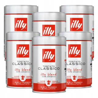 Káva mletá - Mletá káva Illy Moka 6x250g