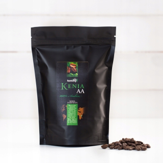 Zrnková káva - Pražené kávové zrná 100% Arabica Kenia AA TOP