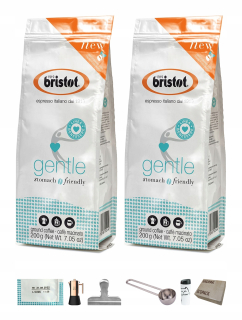 Káva mletá -  Žalúdok Friendly Coffee Gentle 400G + kávovar