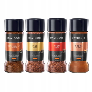 Instantná káva -  Sada instantnej kávy Davidoff 4 ks