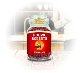 Instantná káva -  Instantná káva Douwe Egberts Aroma Rood 200g
