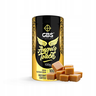 Instantná káva -  Rozpustná kaviareň GBS 5xkofeina Caramel