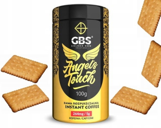 Instantná káva -  Rozpustné kaviarne GBS Angel's Touch Biscuit
