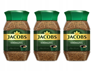 Instantná káva -  Rozpustná kaviareň Jacobs Kronung 3x200g