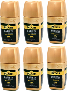 Instantná káva - Rozpustné kávy jacobs barista crema 6 x 155gr