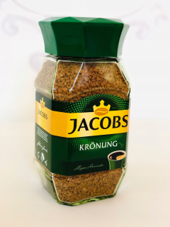 Instantná káva -  Rozpustná kaviareň jacobs Kronung 200 g SLOIK