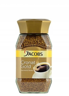 Instantná káva -  Rozpustná kaviareň Jacobs Kronung Gold 200g Jar