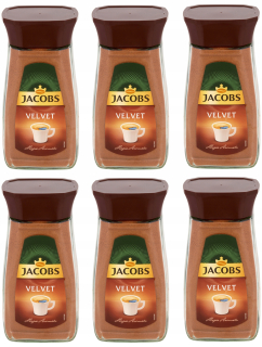 Instantná káva - Rozpustná káva Jacobs Velvet 6 x 200Gr