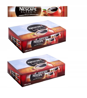 Instantná káva - Instantná káva NESCAFE CLASSIC 100 vreciek x2