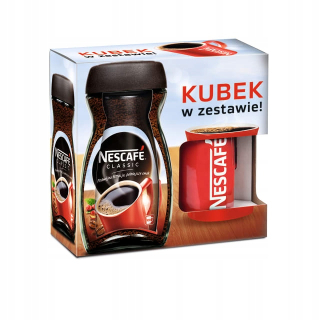 Instantná káva - Rozpustná kaviareň NESCAFE CLASSIC 200G + hrnček