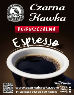 Instantná káva -  Espresso rozpustná káva 200g